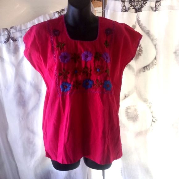 *Mexican embroidery top size medium and large ( bag A ) - Picture 1 of 3